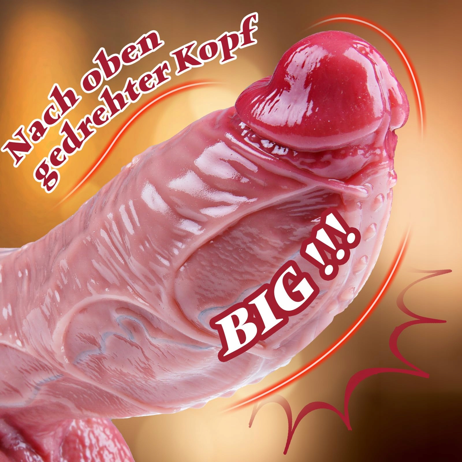 ANFÄNGER Silikonowy Realistyczny Dildo 14 cm Z Silnym Przyssawką — miniatura 3