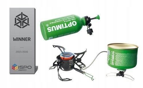 Hybridní hořák Optimus Polaris with 0.4 L Fuel Bottle