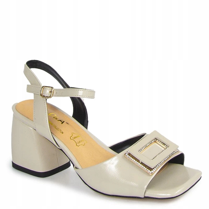 S.barski MR38-202 Sandály Sloupek Kůže Nude Béžová 38