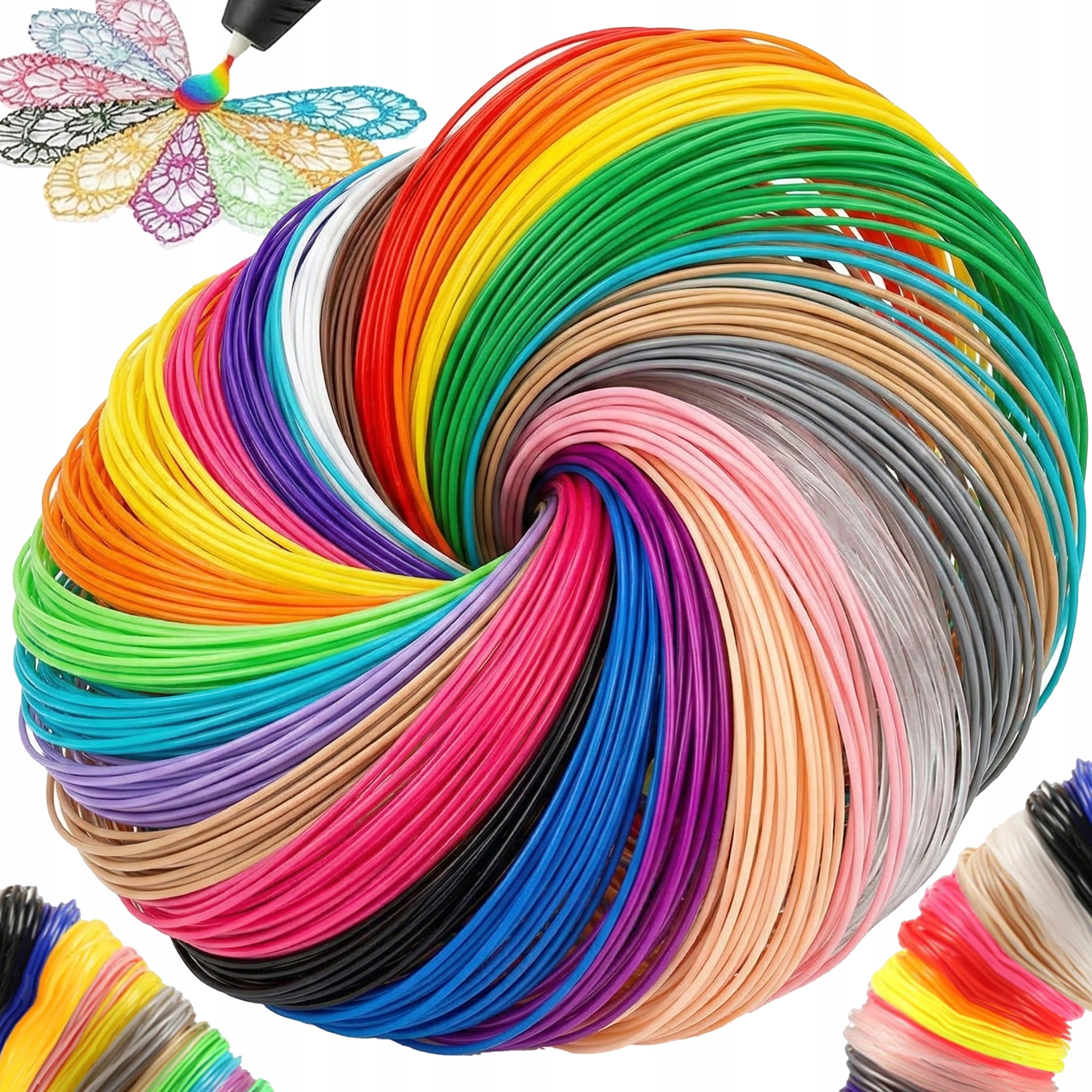 Filament PLA Lewer 1,75 mm 330 g wielokolorowy