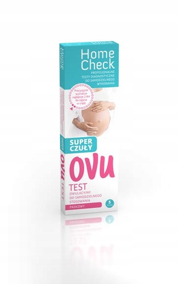 

Test owulacyjny Ovu czuły Lh paskowy 5 sztuk