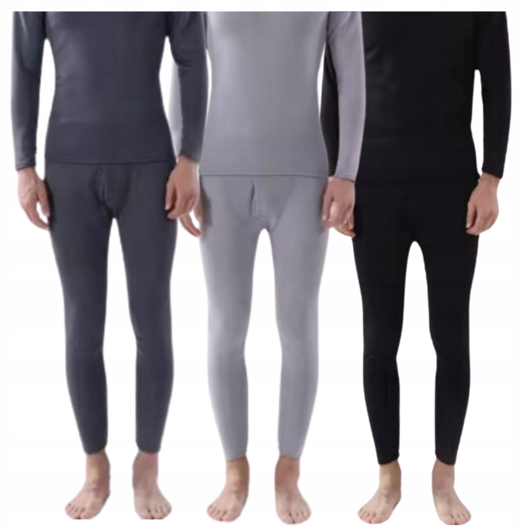 3x Pánské teplé termoaktivní kalhotky Polar Bavlněné Barvy M/L