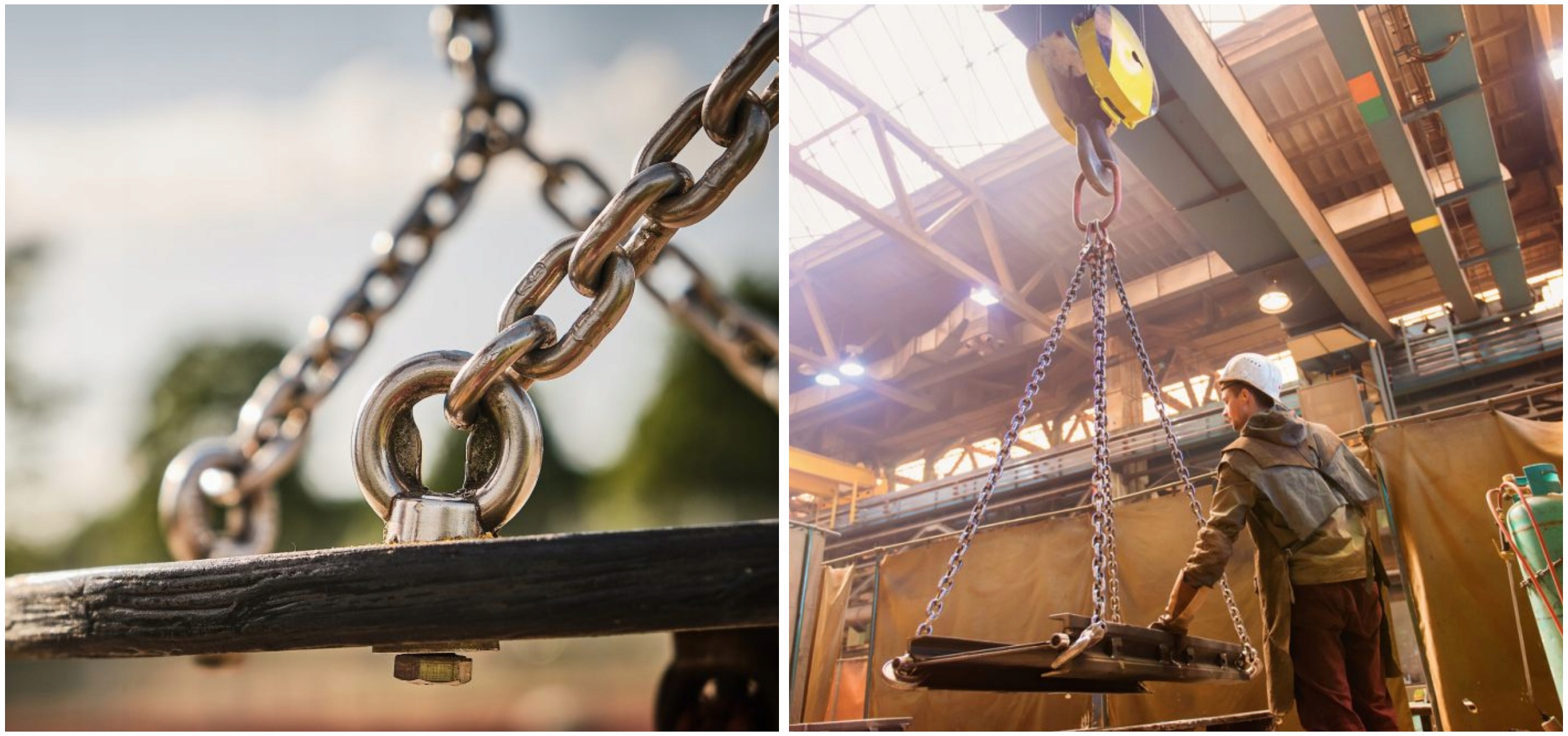 ŁAŃCUCH GOSPODARCZY TECHNICZNY METALOWY OCYNKOWANY D1 DO HUŚTAWKI fi 10mm Średnica drutu 10 mm