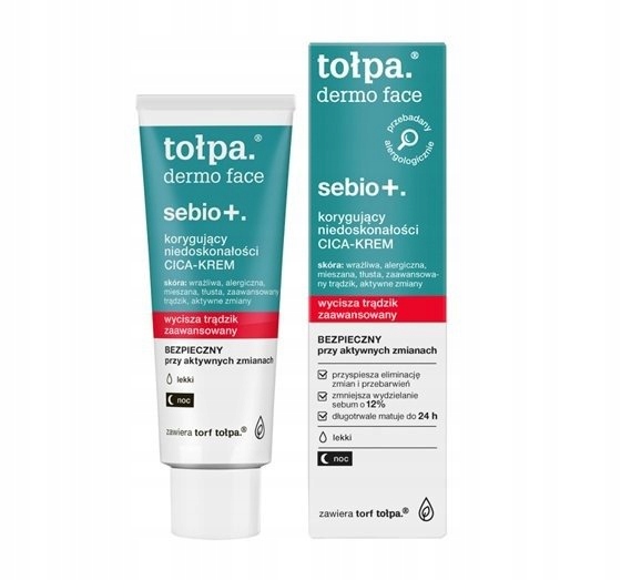 

Tołpa Dermo Face Sebio+ Cica-krem korygujący 40 ml