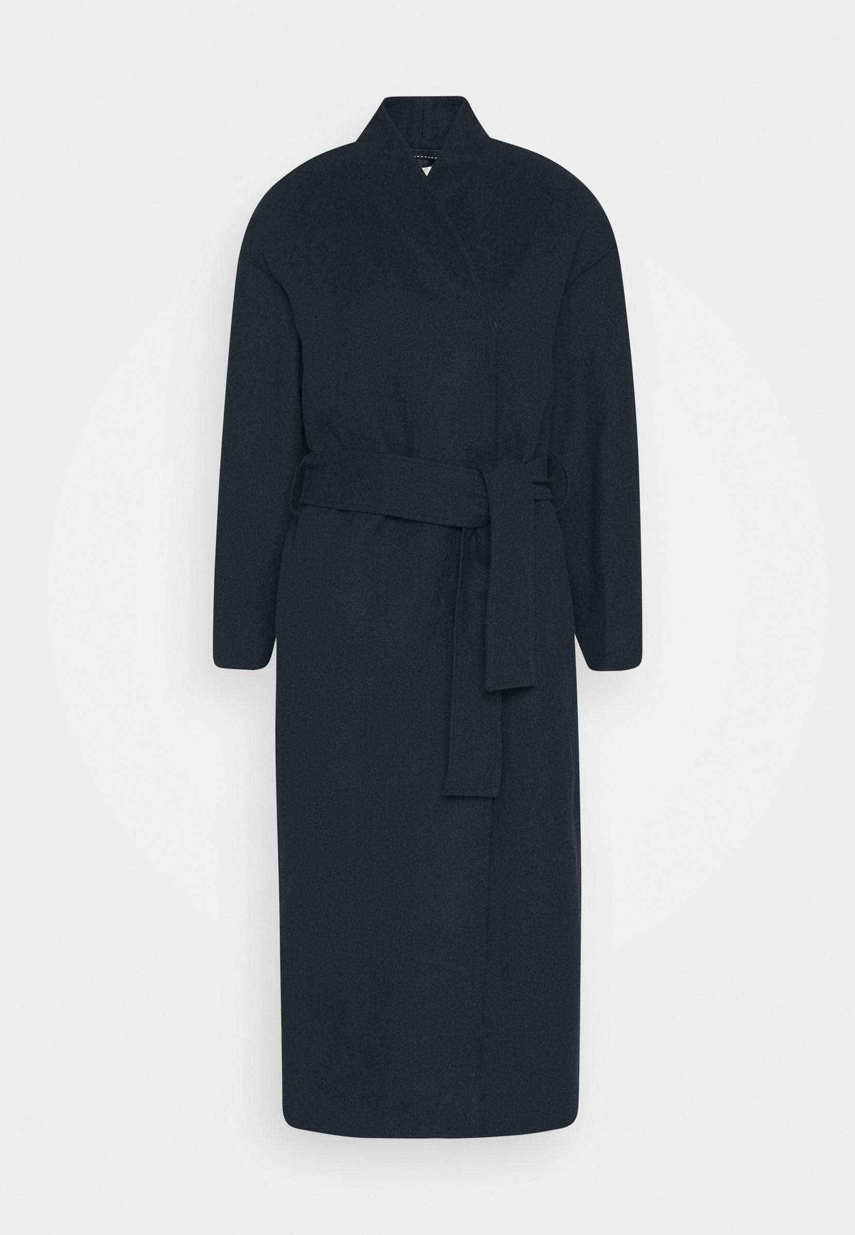 Inwear Kabát Tmavě Modrý Dlouhý 38 M Rzm M