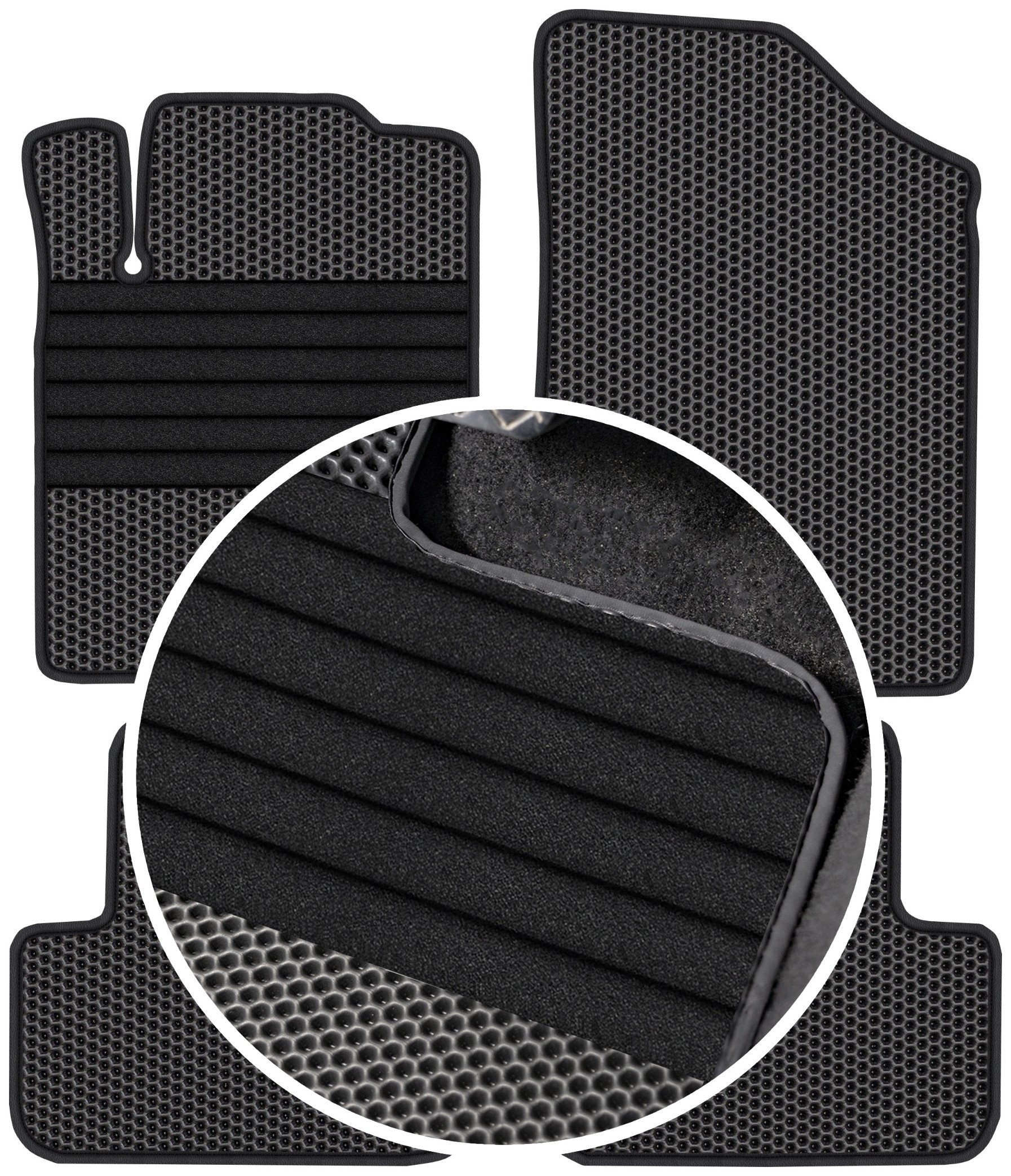 Citroen C3 I 2003-2009 Gumové rohože Eva Eternity Posilnenie XXL