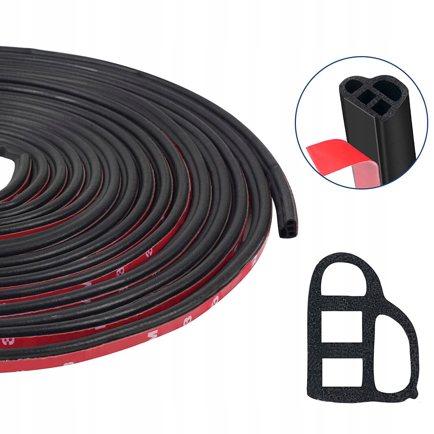 USZCZELKA DO DRZWI SAMOCHODOWYCH GUMOWA USZCZELKA