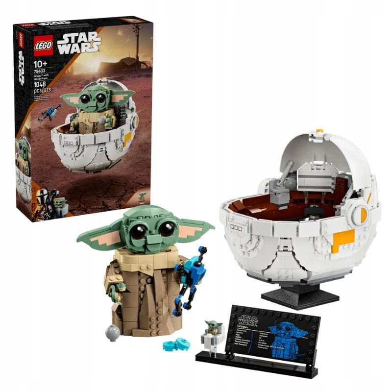 Lego Star Wars Grogu V Kočárku Sada Kostek Stavebnice Star Wars Dárek