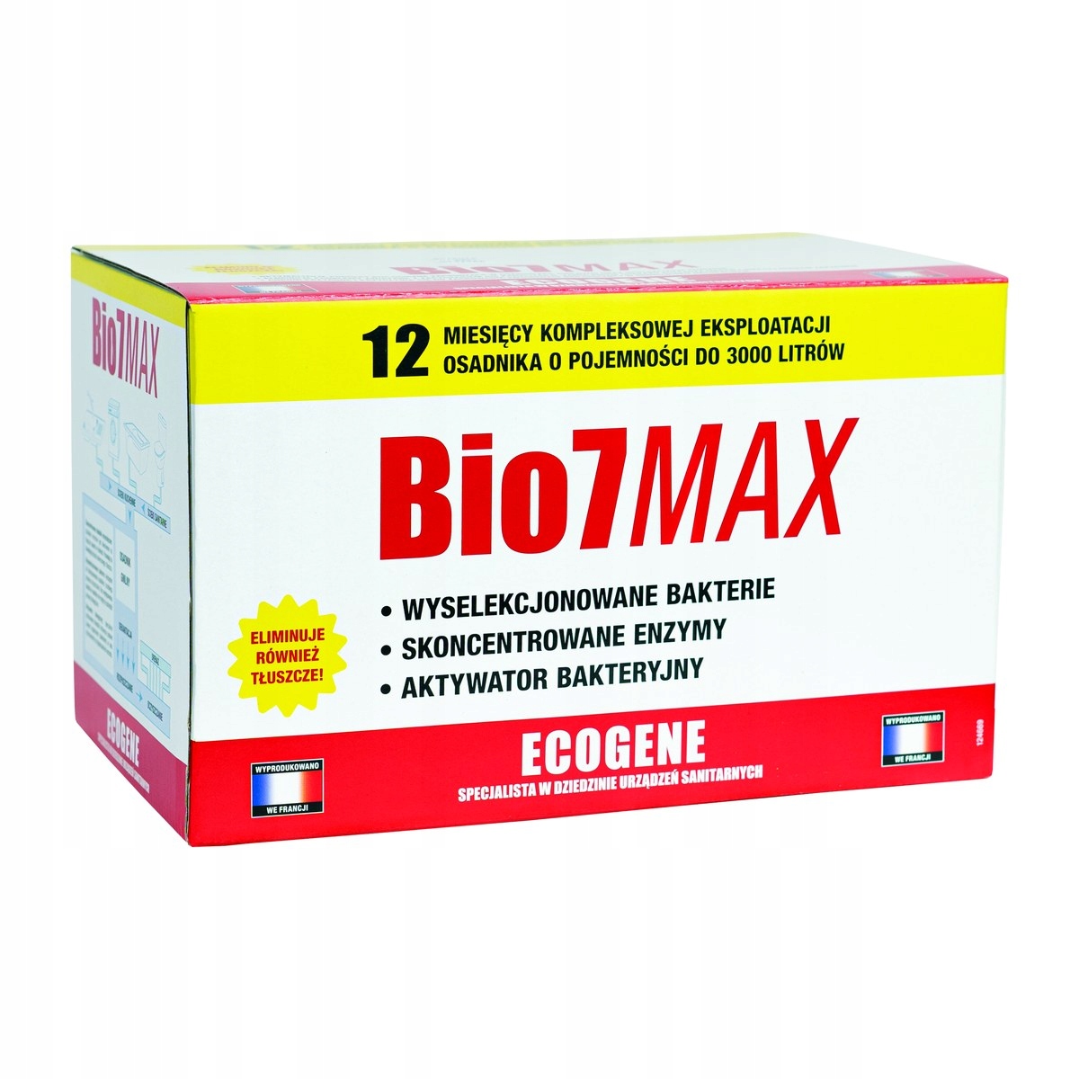 Preparat BIO7 MAX 12m-cy EKSPLOATACJA ROZKŁAD TŁUS