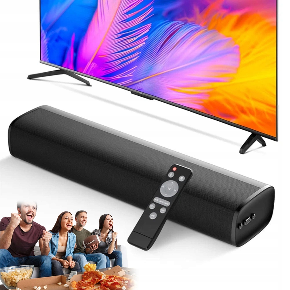 50w Soundbar Z Bluetooth 5.3 Dźwięk Surround 360° Dla Małych Pomieszczeń