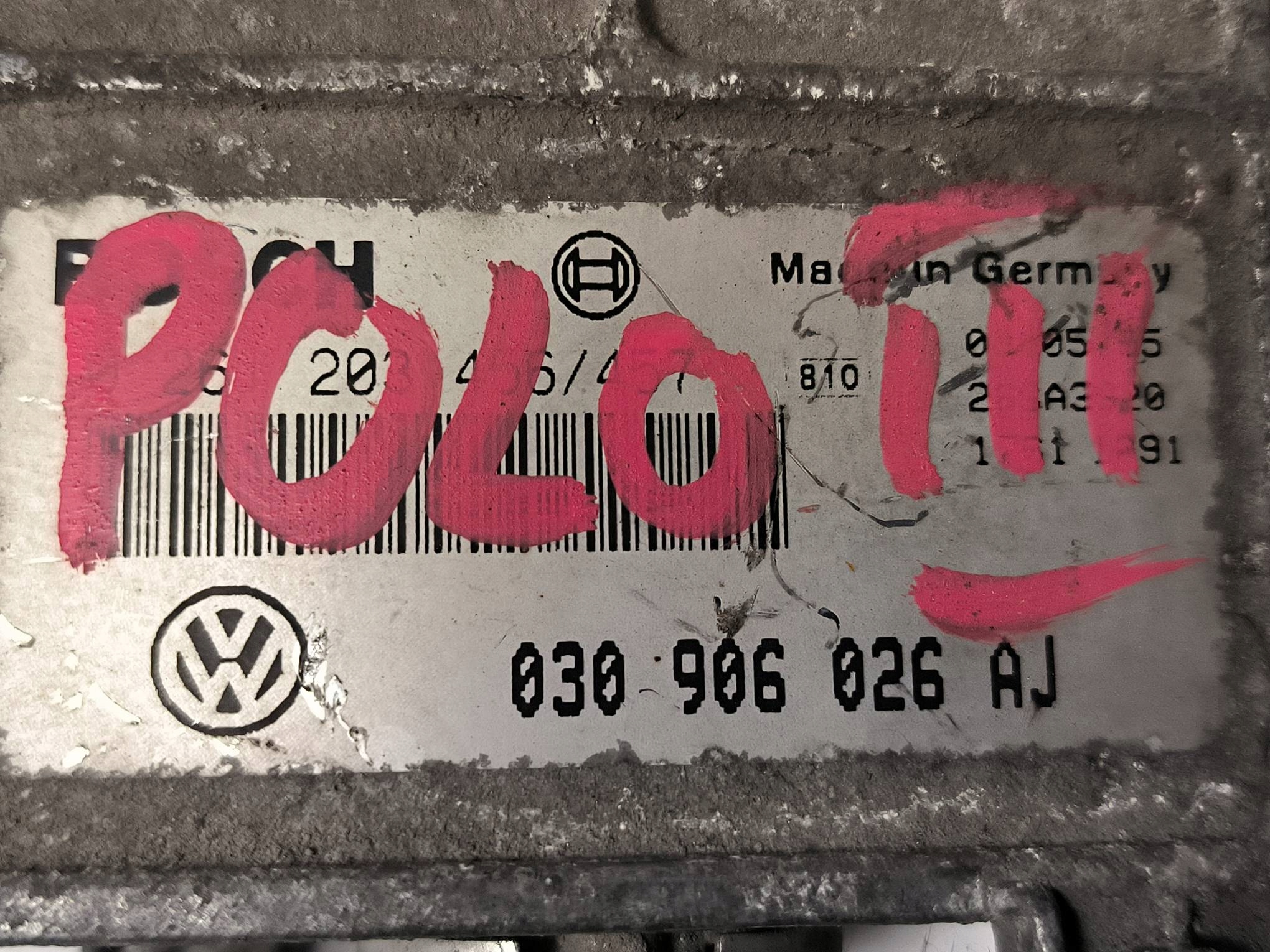 Computer 030906026AJ 1.0 VOLKSWAGEN POLO III 6N