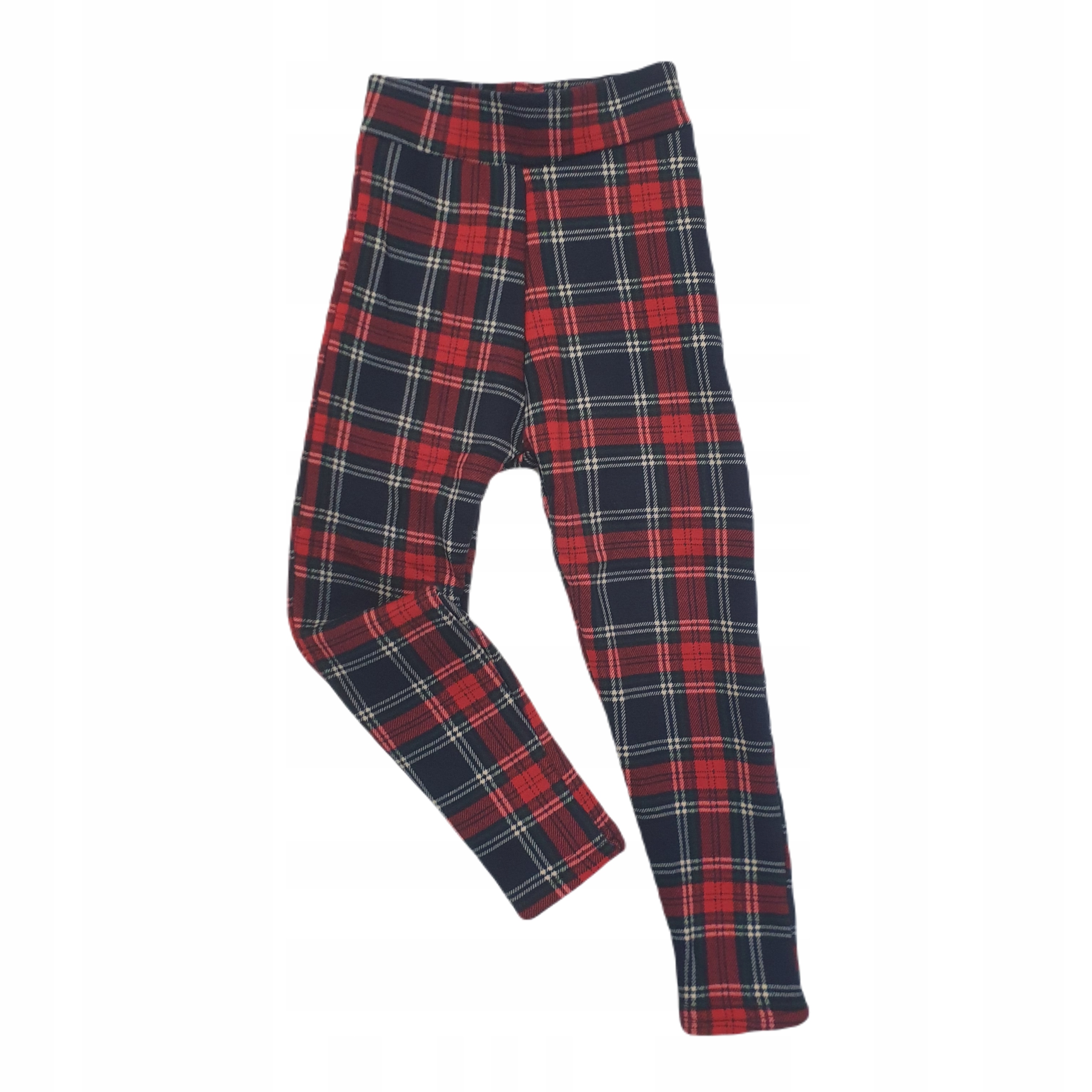 

Legginsy dziewczęce Ocieplane krateczka 134/140