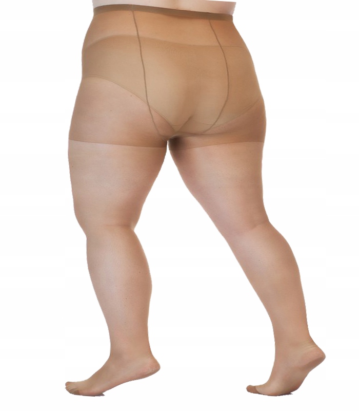 RAJSTOPY elastan , Lida Plus Size +++ 30den , biodra - 200cm Model 151