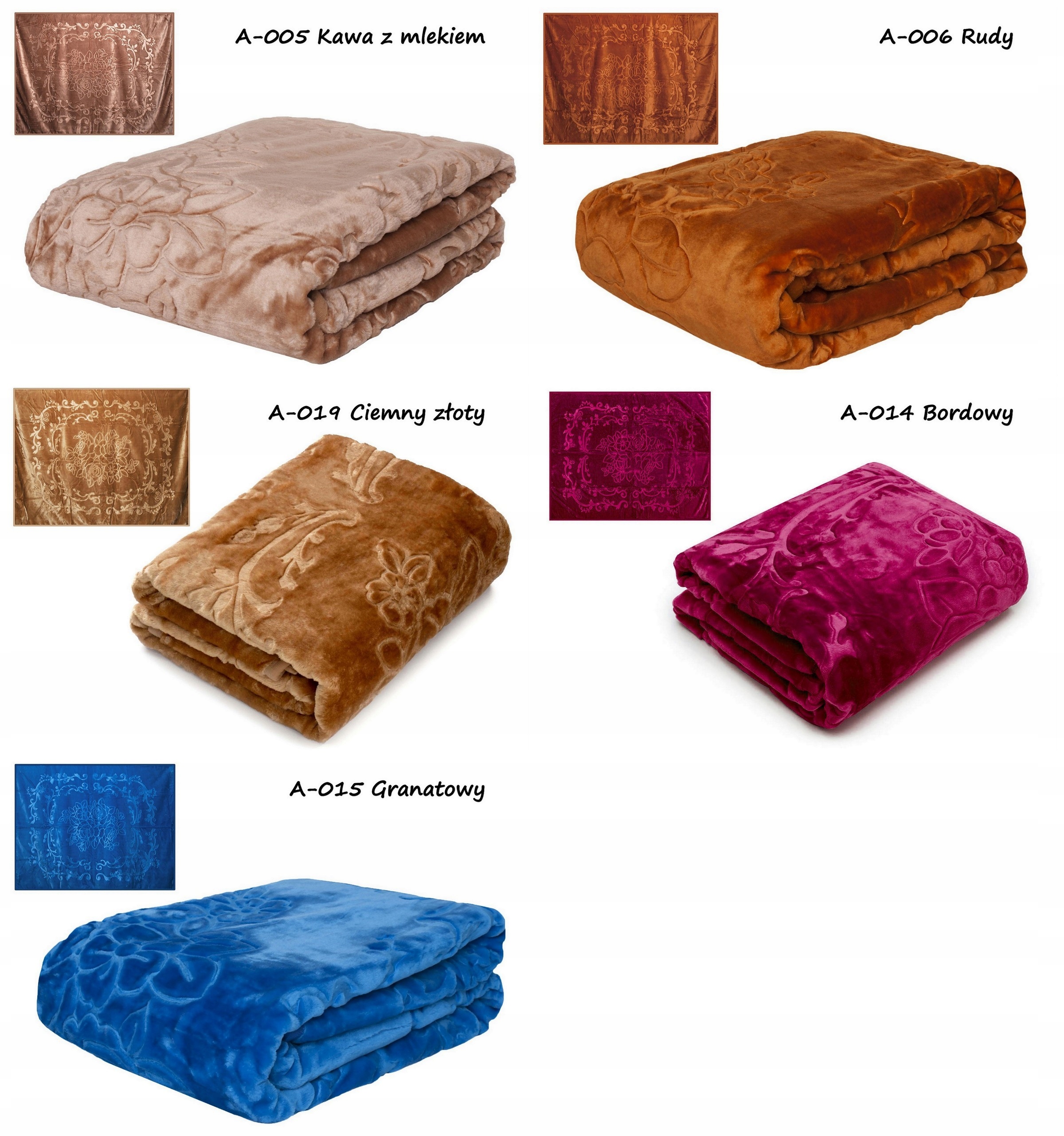 Koc 160x200 gruby akrylowy pled akryl ciepły Stan opakowania oryginalne