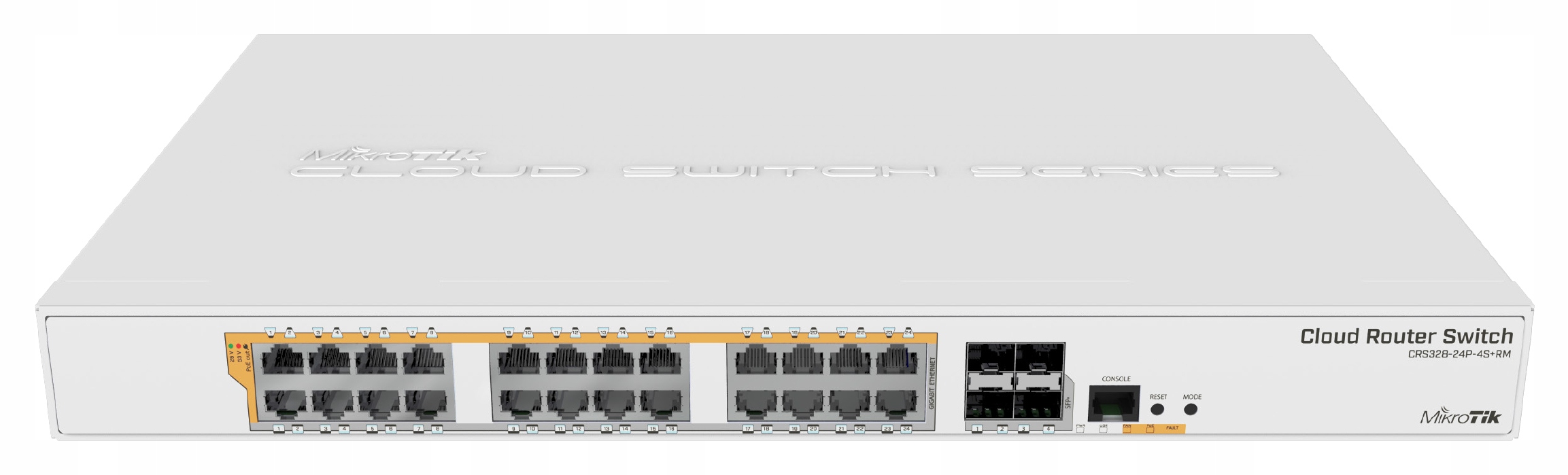 MikroTik CRS328-24P-4SRM Switch 24x RJ45 1000Mb/s, 4x Sfp