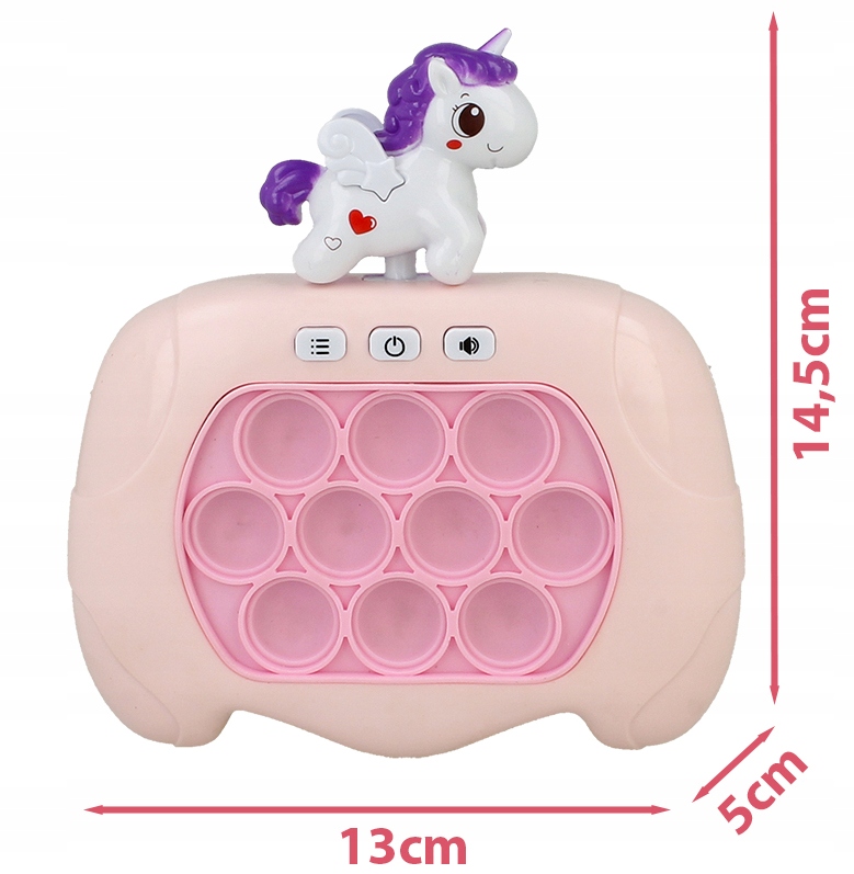 GRA POP IT KONSOLA ELEKTRYCZNA ANTYSTRESOWA GIERKA ZRĘCZNOŚCIOWA POPIT LED Marka Stator