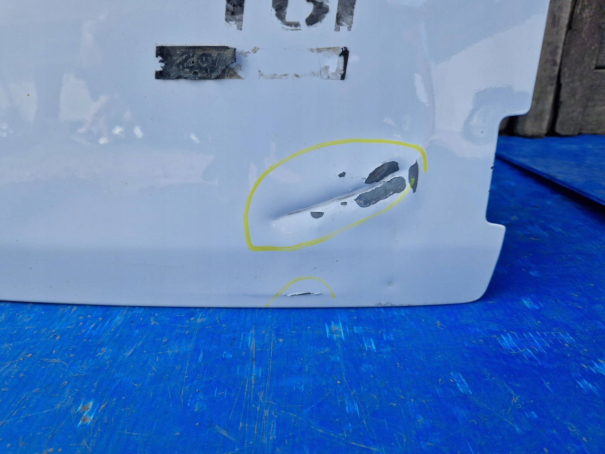 door right rear. below SZYBE VW CADDY 2003R->