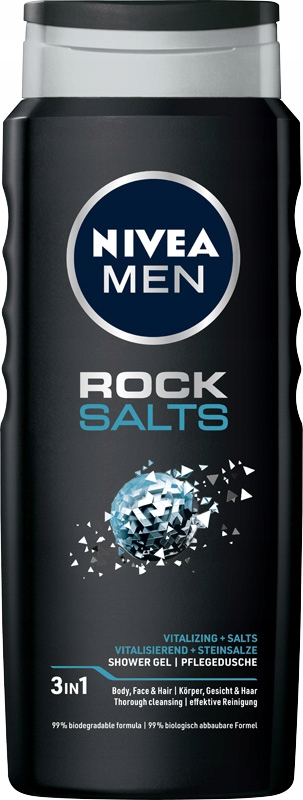 

Żel pod prysznic Nivea Men Rock Salts 500ml
