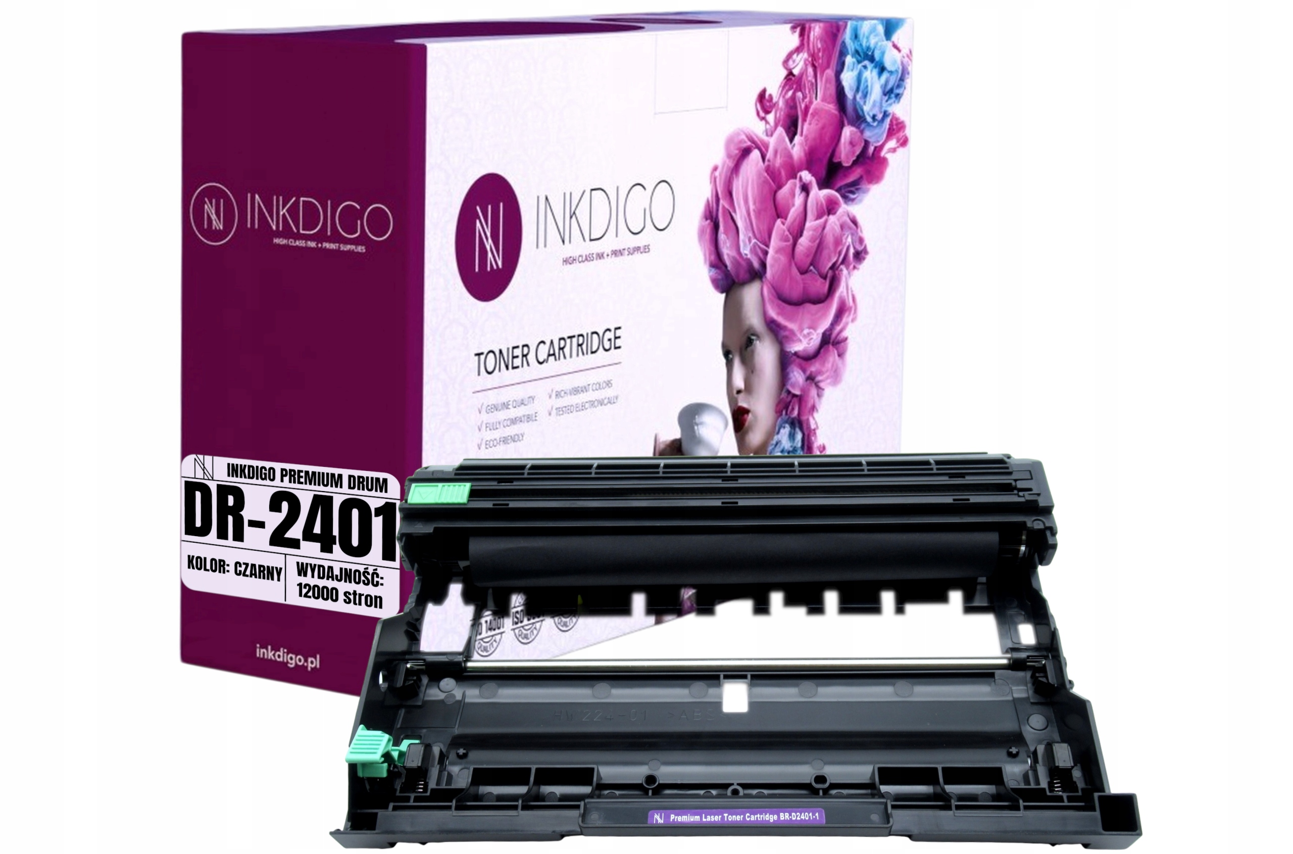 BĘBEN DR-2401 ZAMIENNIK z CHIPEM do DRUKARKI BROTHER HL-L2312D DCP-L2532DW Przeznaczenie Brother