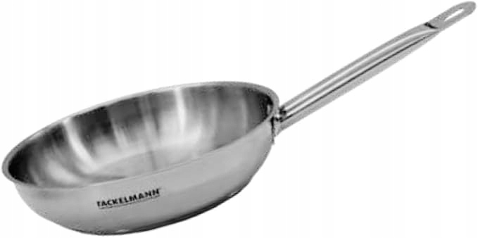 Pánev z nerezové oceli Sada 28 cm s víkem Nýtovaná rukojeť