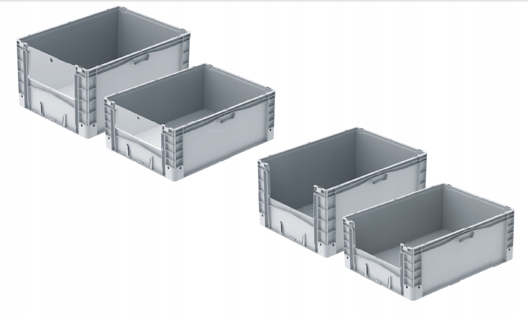 Pojemnik MAGAZYNOWY 80x60x32 z oknem inspekcyjnym Kod producenta 806032ZO