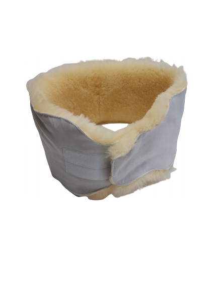 Pas Rozgrzewający Lędźwiowy ze Skóry Owczej Długość 130 cm