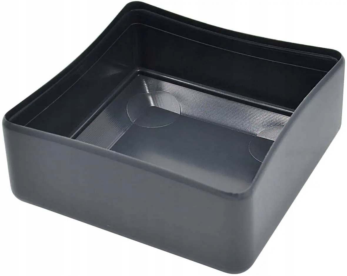 nasadka daszek zaślepka plastikowy słupek 80x80 mm grafit RAL 7016 Marka bez marki