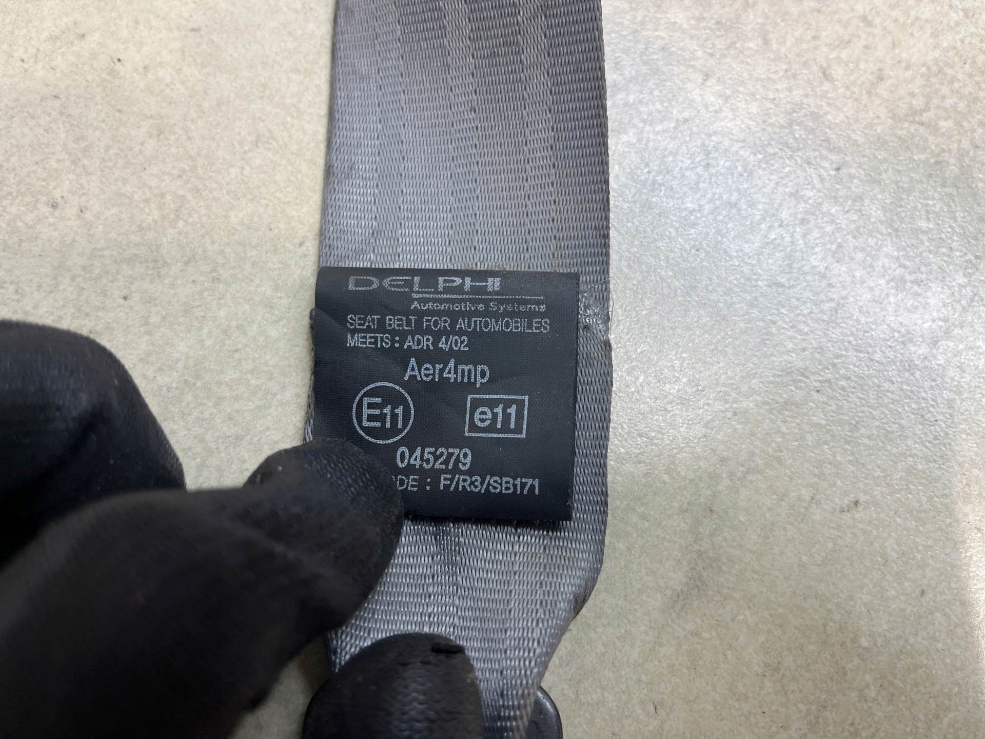 tension belt safety right front KIA CARENS II 1.6 16V
