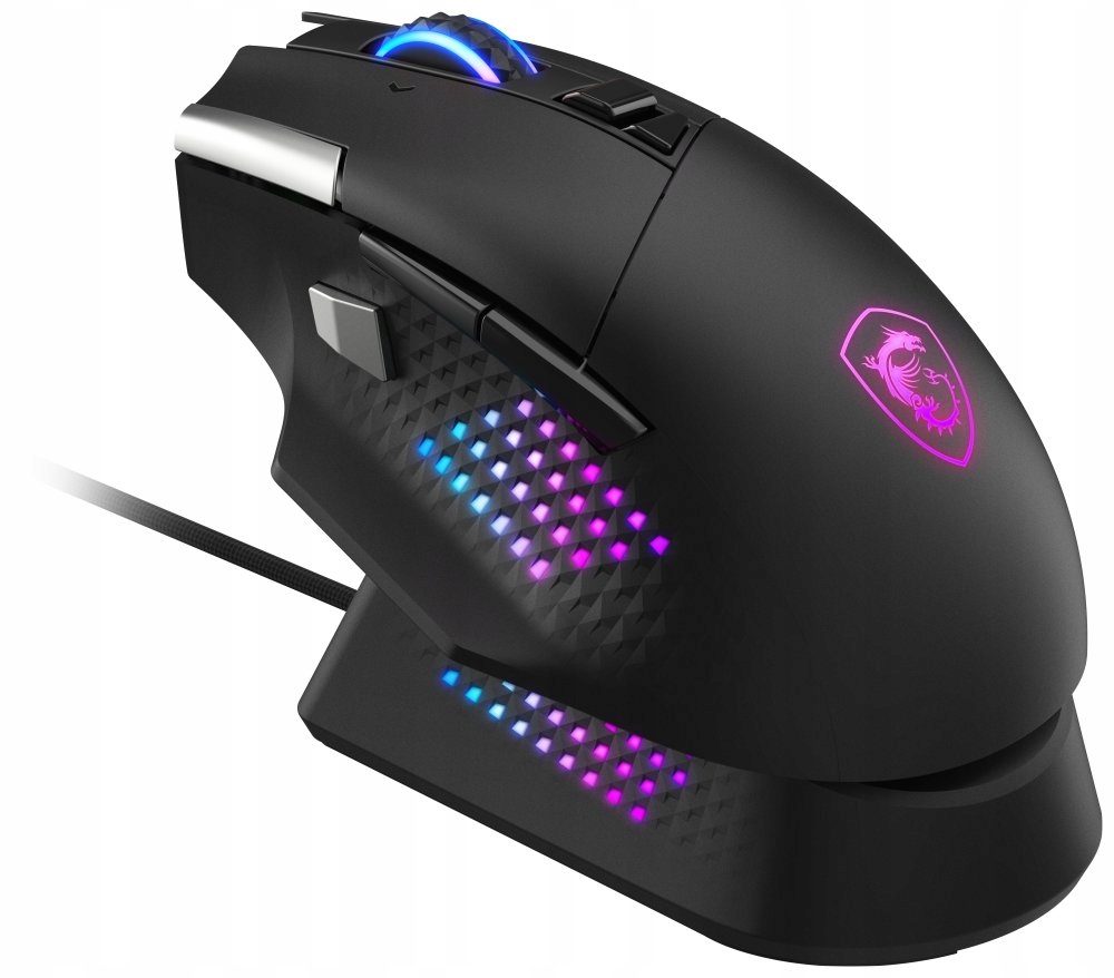 Msi herní myš Versa Pro Wireless Mouse Dock Pro/ bezdrátová/ 26.000 dpi/
