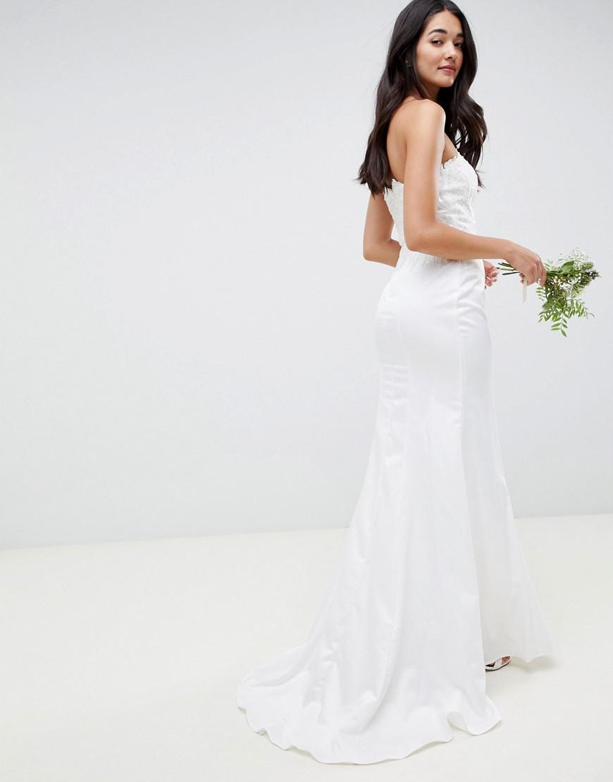 TREN ŚLUBNA SUKNIA 40