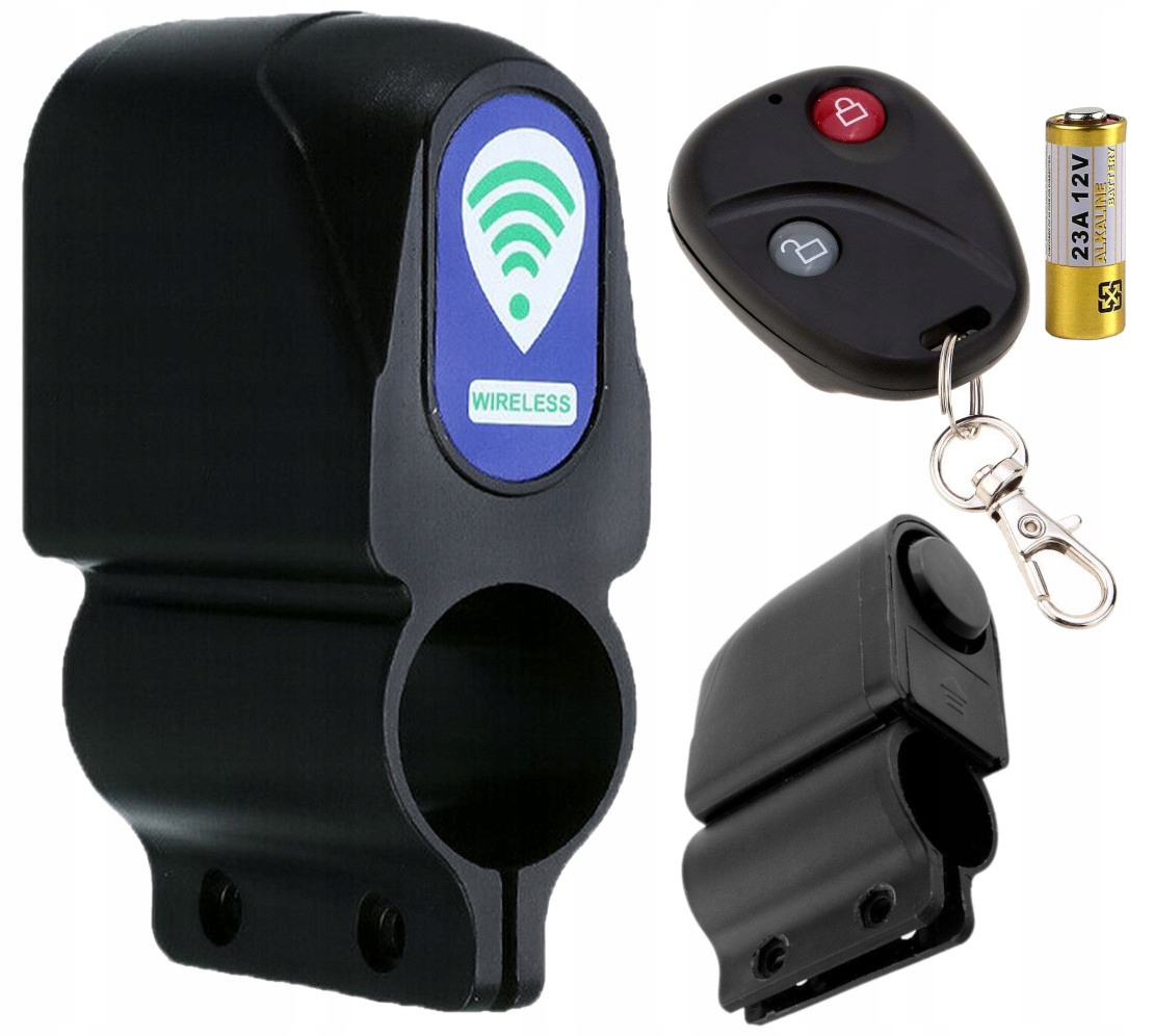ELEKTRONICZNY ALARM ROWEROWY NA ROWER DO ROWERU SKUTER QUAD + PILOT EAN (GTIN) 5904224498764