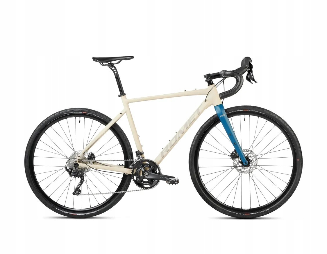 Rower Gravel Romet Aspre 2 2024 rozmiar XL 56cm beżowo-zielony