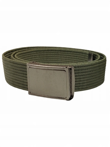 

Pas pasek parciany oliwka khaki z klamrą 4 cm