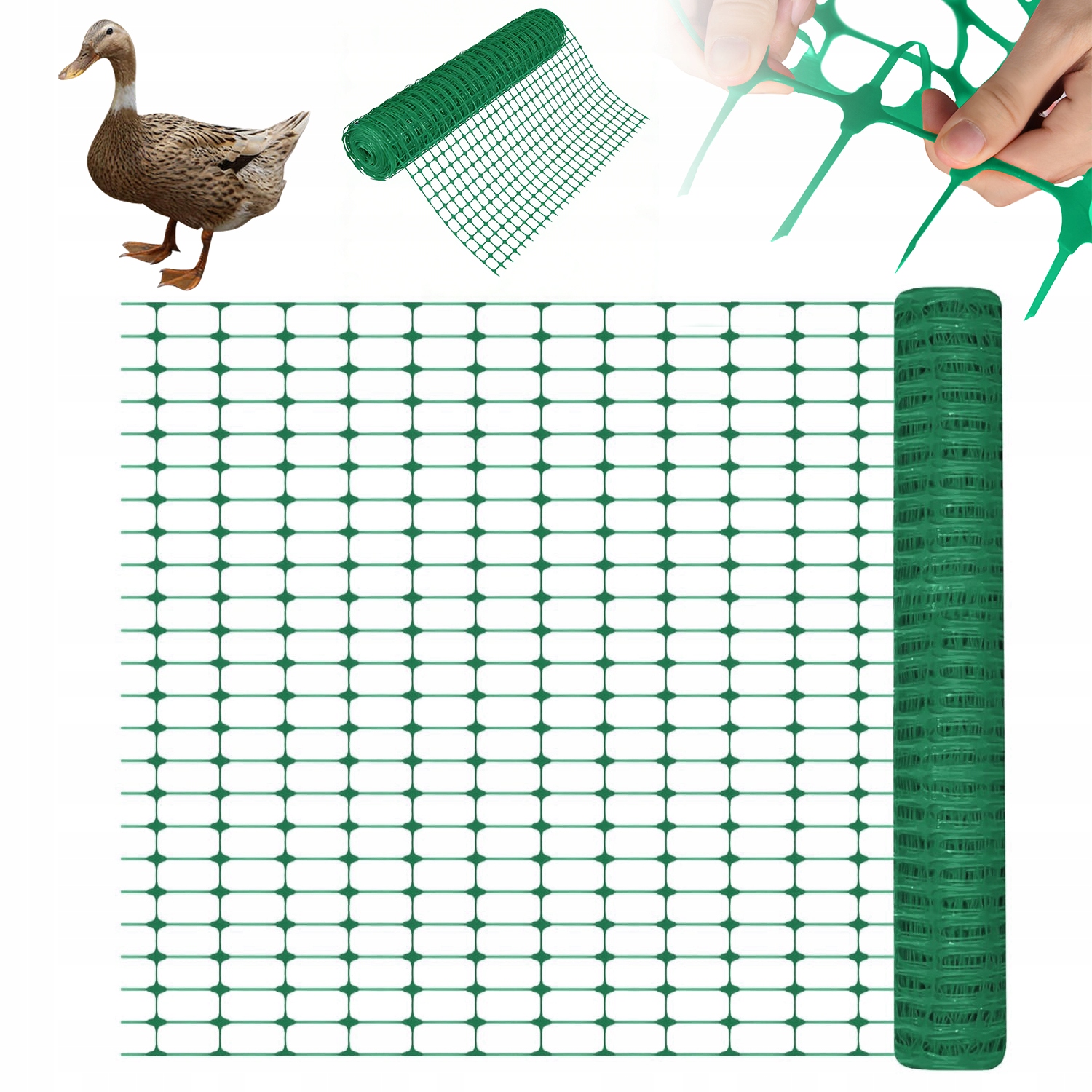 Plotová Síť Stavební Zelená 65X35 MM 30 M Plastová