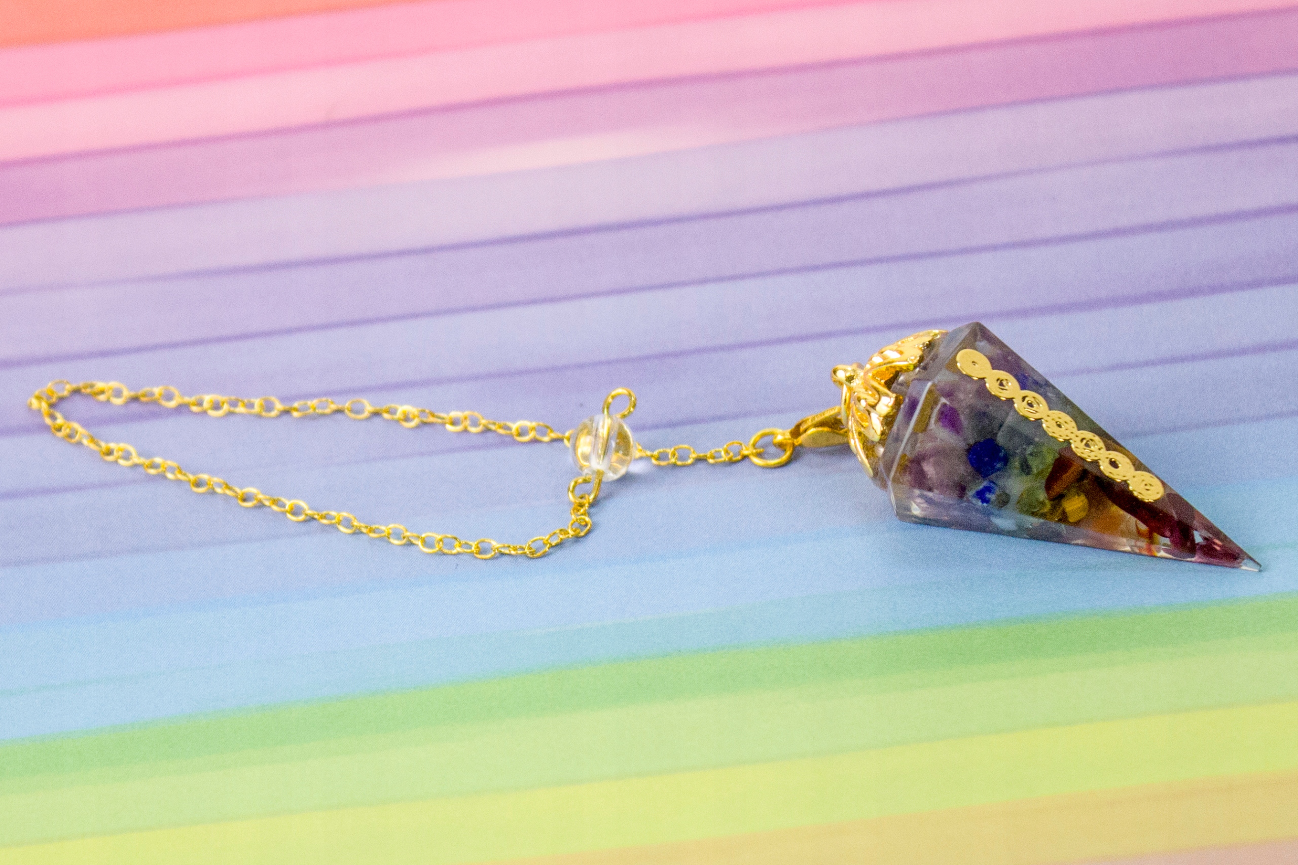 WAHADŁO RADIESTEZYJNE ORGONIT ENERGIA JASPIS AGAT ZDROWIE HARMONIA CZAKRY Rodzaj Rękodzieło