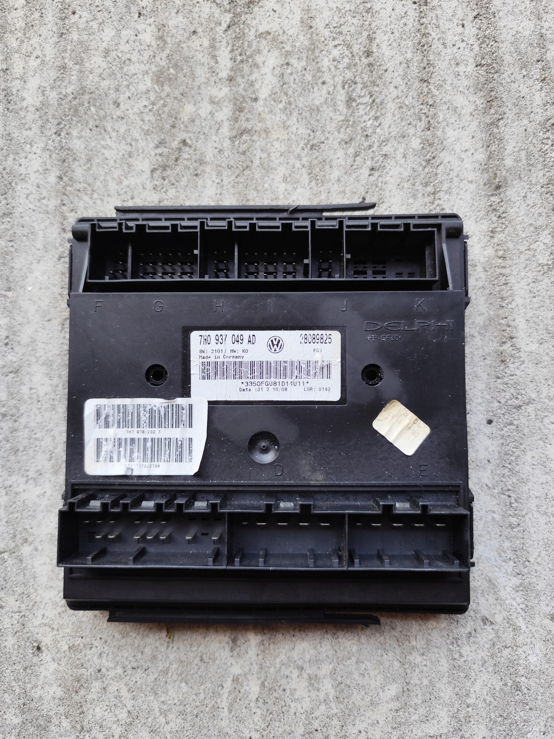 VW T5 Unité commande confort BCM 7H0937049AD