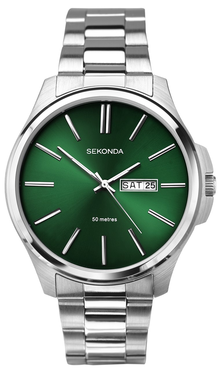 Pánské hodinky Sekonda 30152 stříbrné křemenné klasické datum