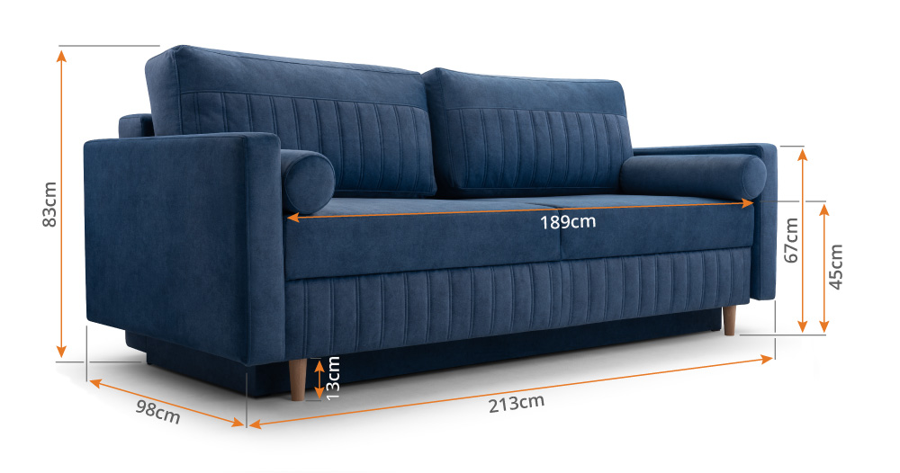 Kanapa Wersalka Sofa Rozkładana Siena