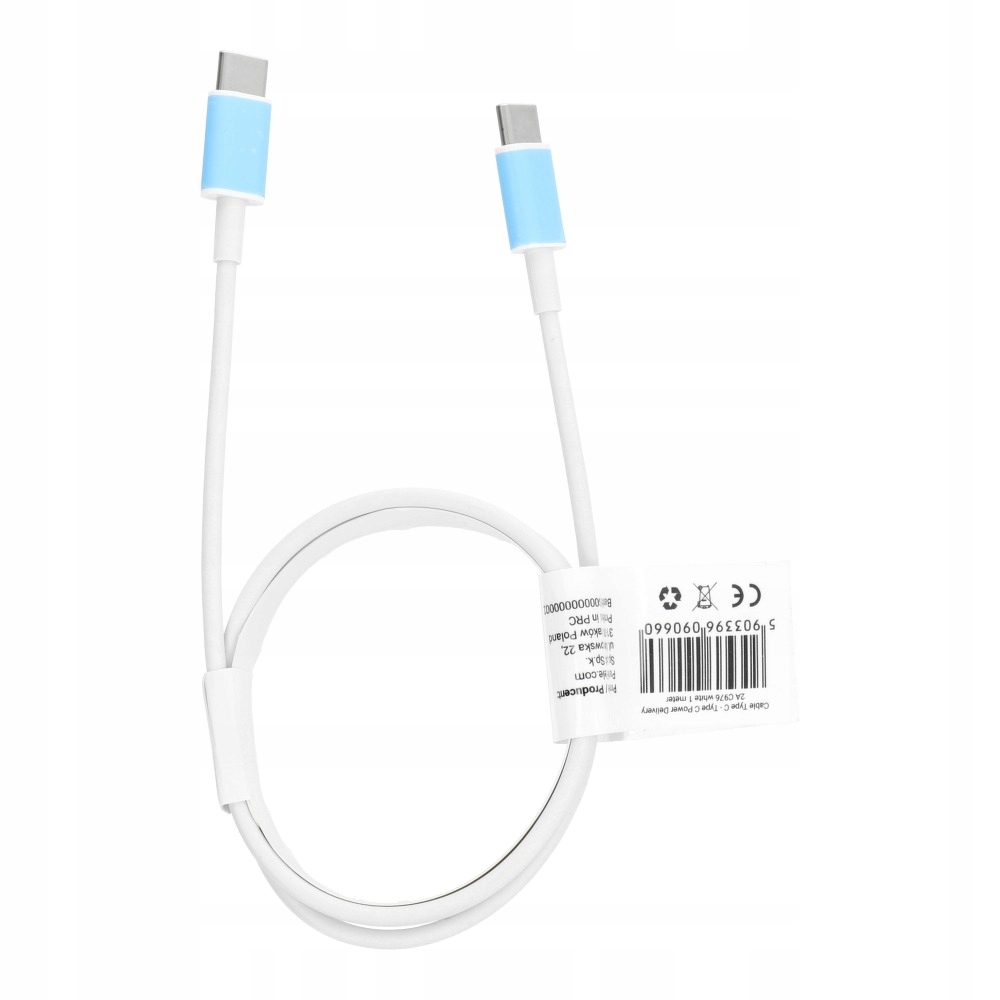 

Kabel Typ C Typ C Power Delivery 40W 2A C976 1m