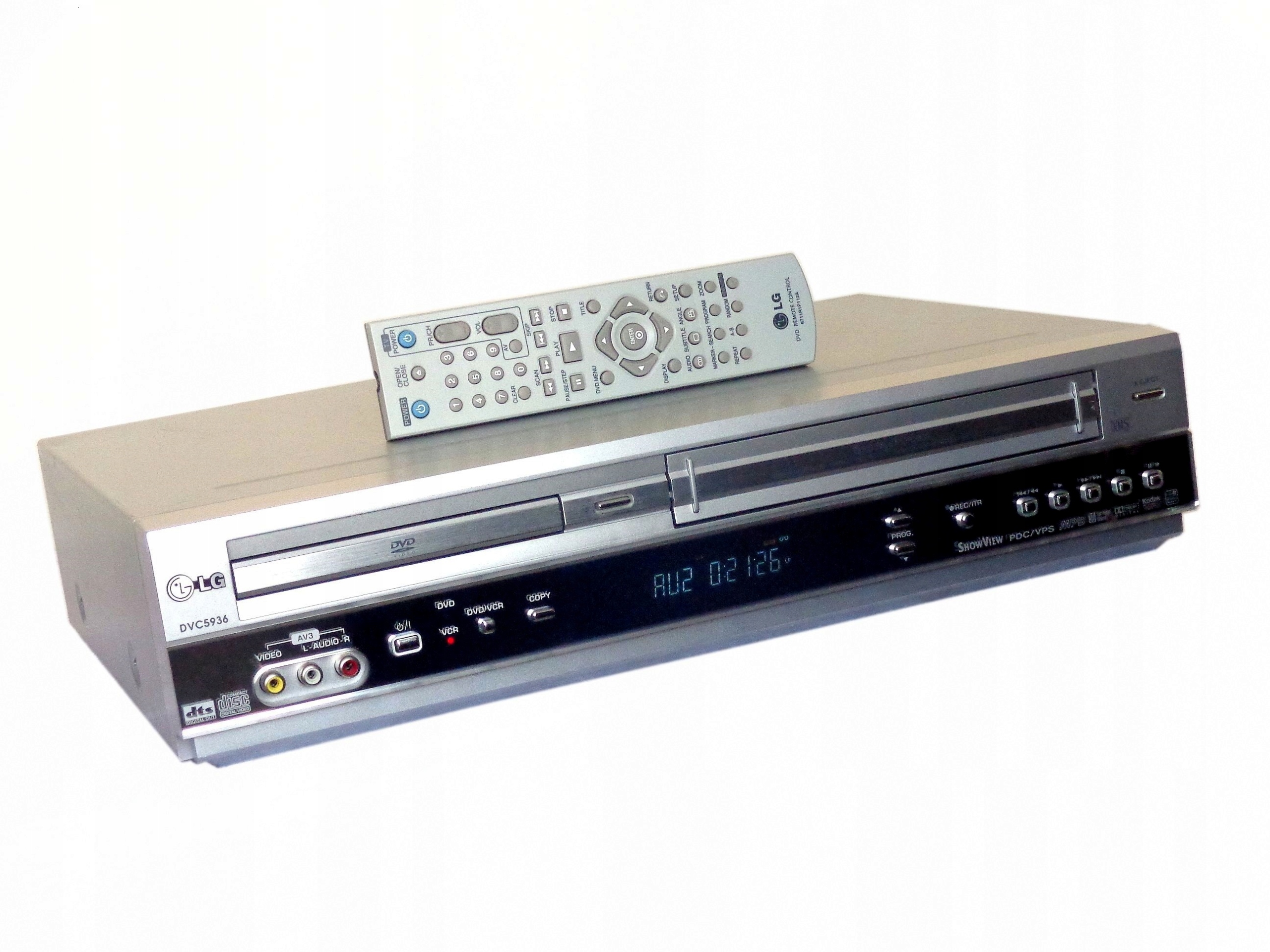 LG Combo DVDVHS 6GŁOWIC SP/LP NTSC Mp3 JPEG PILOT Sklep, Opinie