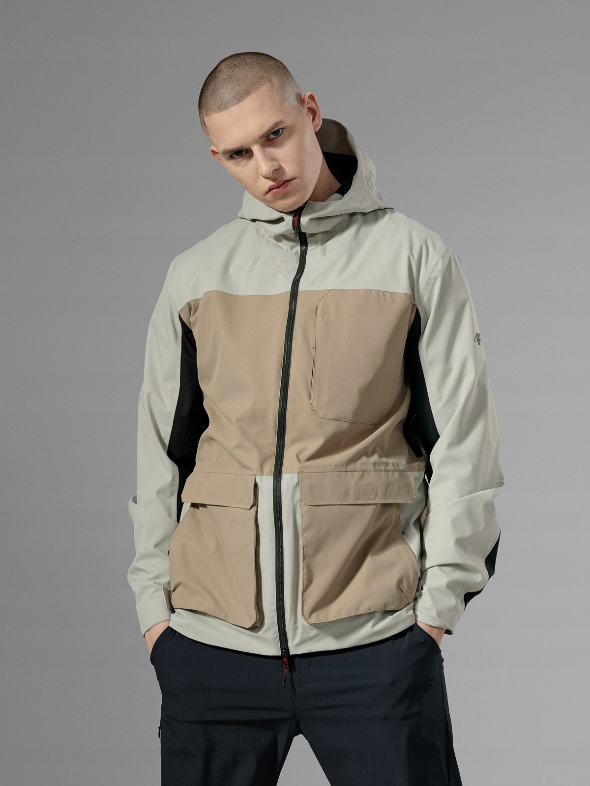 KURTKA PRZECIWDESZCZOWA MĘSKA 4F NEODRY L22-KUM060 Rozmiar M