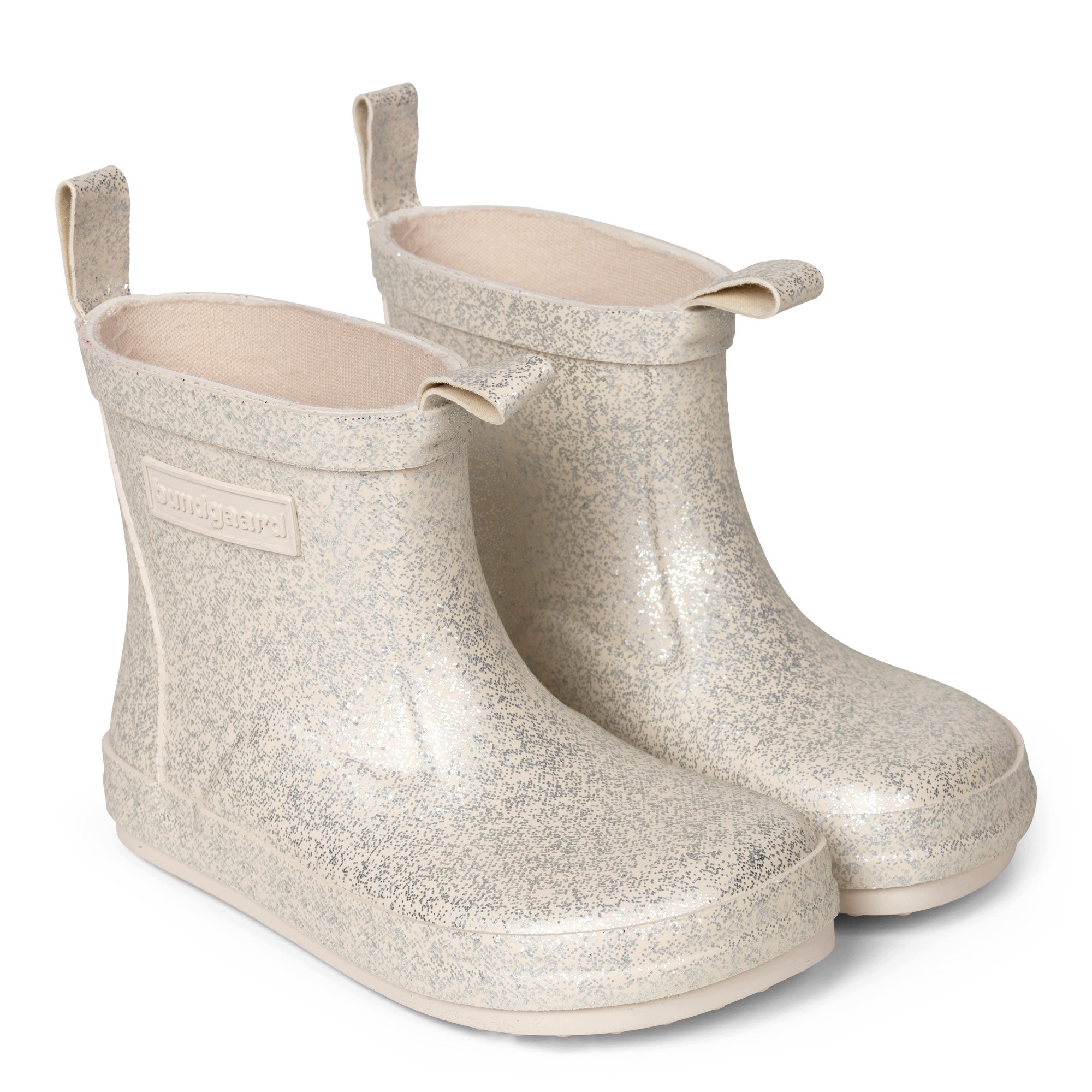 Kalosze Dziecięce Barefoot Bundgaard Misty Ivory Sparkle R.24