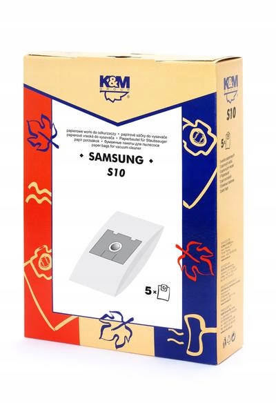 Worki papierowe do odkurzacza Samsung S10 VP-95B Stardust 5szt. K&m