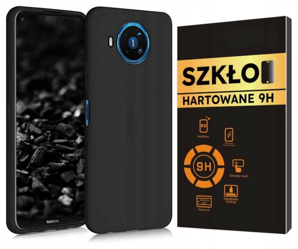 

Etui Flexi +szkło do Nokia 8.3 Matowe
