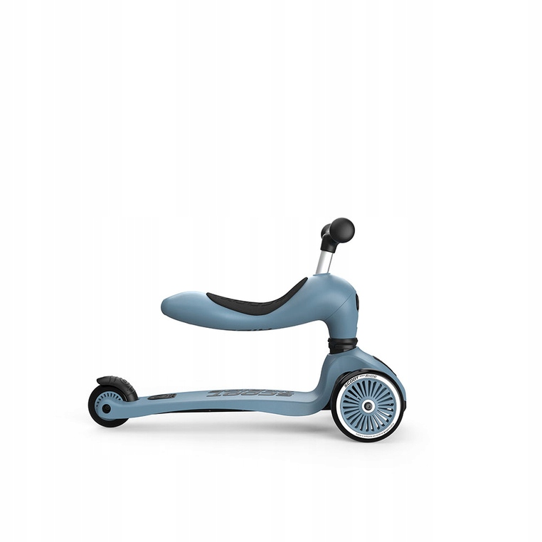 SCOOT AND RIDE Hulajnoga 1+ STEEL +Kask S-M + Zestaw Ochraniaczy S + GRATIS Kolor niebieski