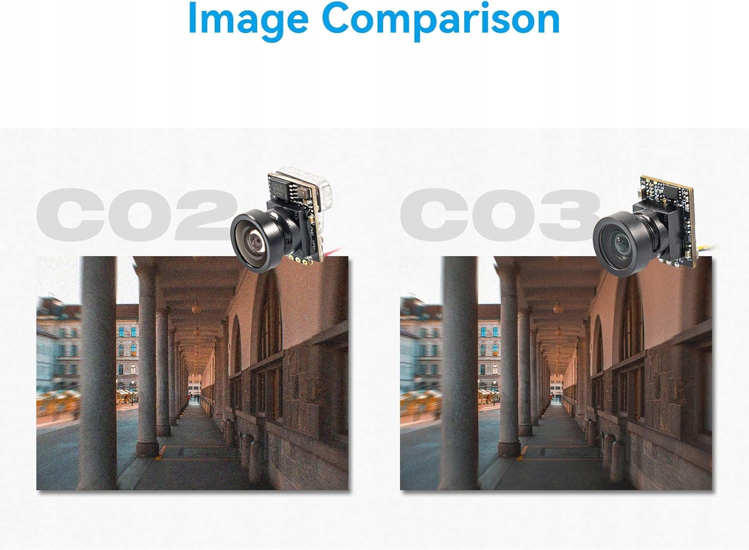 Betafpv C03 Mikrokamera Fpv 1/3 Cmos 1200TVL, obiektyw Global Wdr 2,1