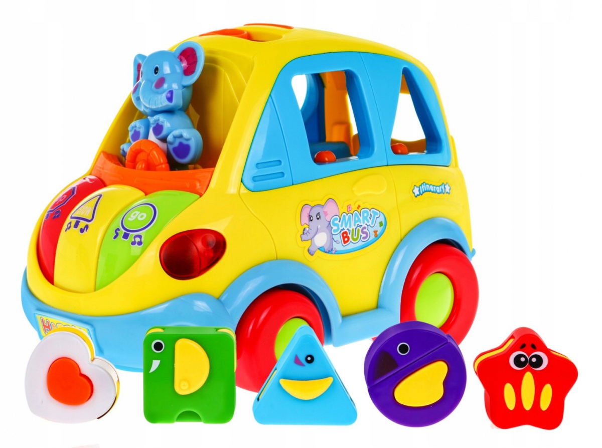 

Kolorowy Smartbus Autko Sorter Magiczne Klocki