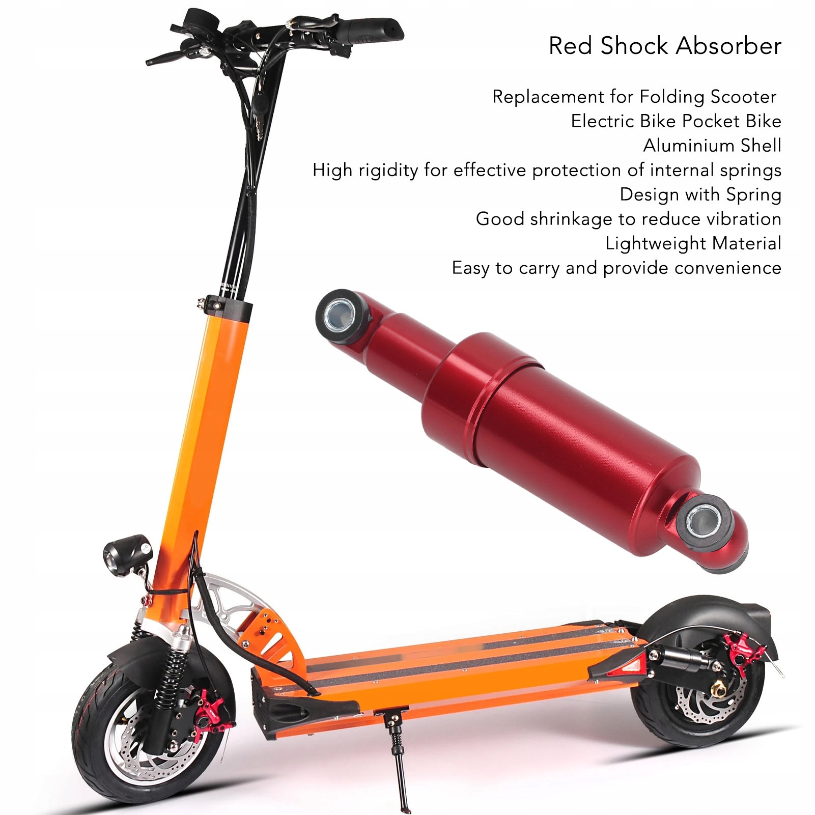 AMORTYZATOR TYLNE DLA SKŁADANEGO SKUTERA 150MM 750LB EAN (GTIN) 4058475781364