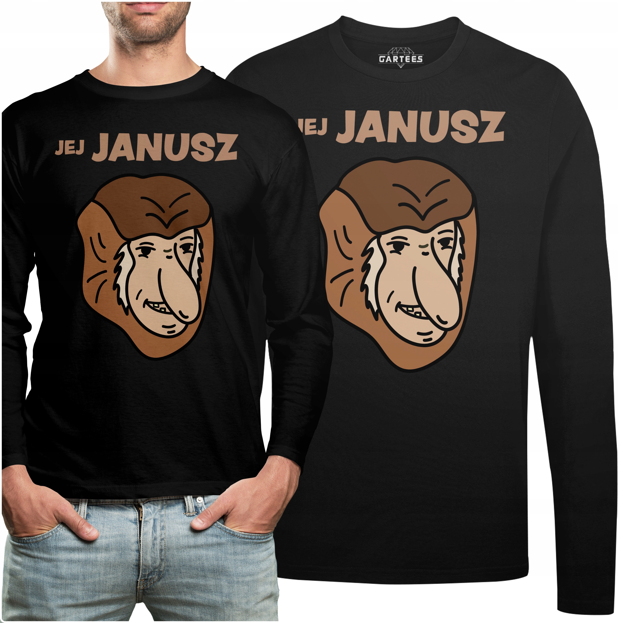 

Koszulka Long Prezent Dla Niego Jej Janusz