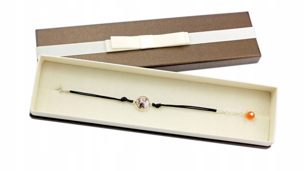 

Shar Pei Bransoletka w pudełku z Twoim zdjęciem